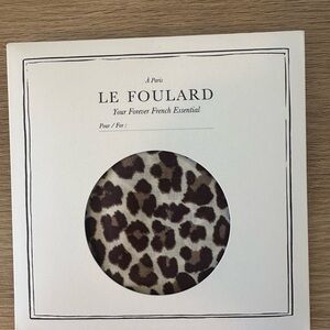 Sezane Leopard Print Scarf